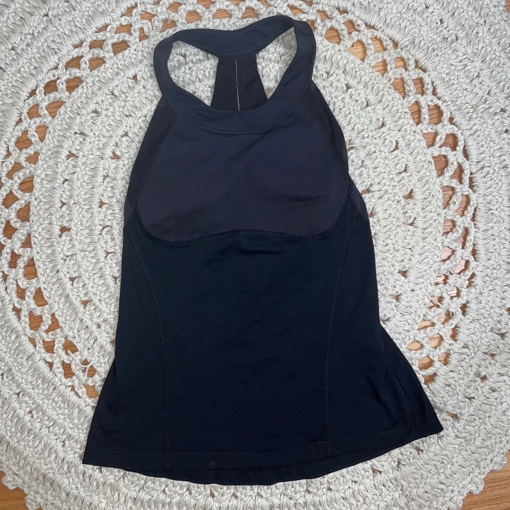 Black Lululemon Athletica Racerback Tank